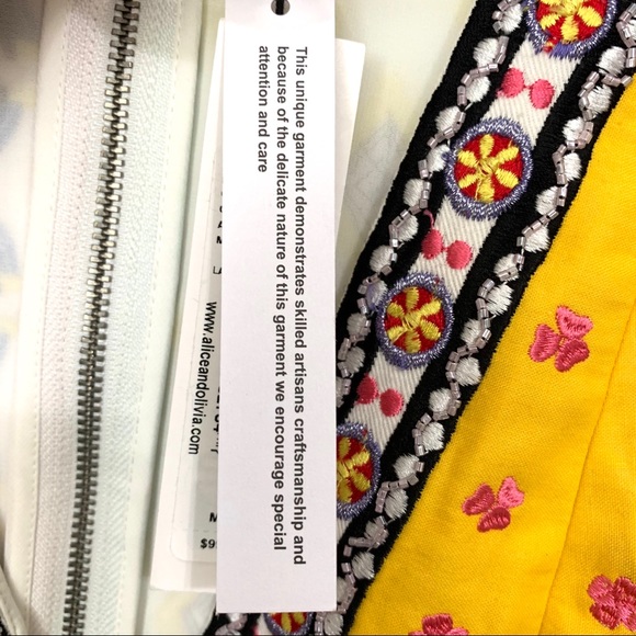 Alice + Olivia Tennie Racerback Mini Dress NWT-8 - Picture 15 of 16